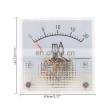 91c4 Ammeter DC Analog Current Meter Panel Mechanical Pointer 1A/2A/3A/5A/10A/20mA/30mA/50mA/100mA/200mA/300mA/500mA thumbnail-4