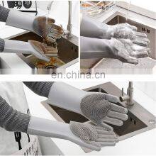 Pet Hair Removal Gloves Magic Silicone Scrubber Cleaning Gloves Pet Grooming Gloves For Fruit Vegetable Dogs Cats thumbnail-5