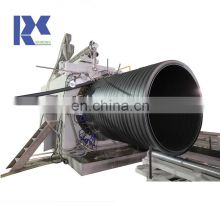 Xinrongplas HDPE hollow wall winding pipe extrusion making machinery  ZKCR2600