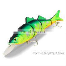 3 Colors 23cm 82g Hot Sale Hard Plastic Multi-Joint Minnow for Freshwater Saltwater thumbnail-2