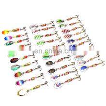 11/31 Pcs/ Set Mixed Colorful Paint Fish Bait Metal Fishing Lure Set Combo Spinner Fishing Lure Kit