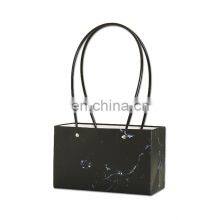 Custom Logo Luxury Gifts Hand Drawstring Flower Gift Marble Paper Bag With Logo Print thumbnail-5