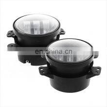 J023jeep Wrangler LED Fog Lights Lamp Lantsun 4 Inch 60W Halo Ring Angel Eyes for Wrangler 97-16 JK TJ LJ ATV Pack of 2 thumbnail-2