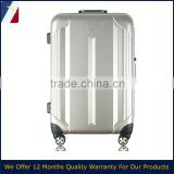 ABS waterproof oil proof ABS+PC travel trolley hard shell printing promotion aluminum frame suitcase in 20, 24, 28