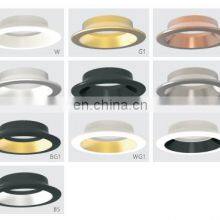 ALLWAY 5w Recessed Led Spot Light Colorful Ring Hotel Spotlight thumbnail-5