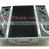 Aluminum Profile Waterproof Shell Wine Bottle Display Case With Lock