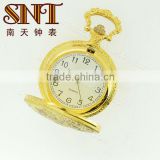 SNT PW003 japan movt pocket watch japan movement pocket watch IPG plating with Bird