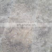 Premium Quality Wholesale Silver Travertine Tumbled Outdoor and Indoor Construction Projects Made in Turkey CEM-T-06 thumbnail-3
