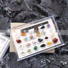 Natural Stone Gemstone Beads Agate Khambhat Rocks And Crystal Specimens Set Natural Mineral Teaching Specimen In Gift Box thumbnail-2