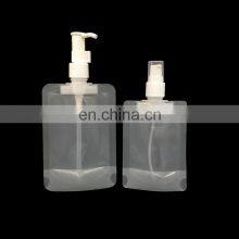 Custom Print Liquid Packaging Mylar Spray Refill Pouch Clear PET Stand up Plastic Spray Bottle for Clean thumbnail-1