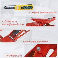 Dual Trolley/ In-Ground Pulley Hydraulic Scissor Car Lift #V-JSD-8540 thumbnail-2