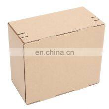 Customized Logo Corrugated Self Seal Postal Brown Kraft Mailing Carton Self Adhesive Tear Away Strips Shipping Zipper Gift Box
