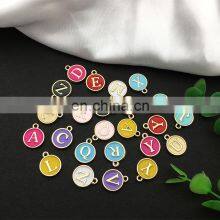26pcs 12*14mm Alphabet Letter Enamel Charms Jewelry Handmade Pendants Jewelry Making Handmade DIY Bracelet thumbnail-5