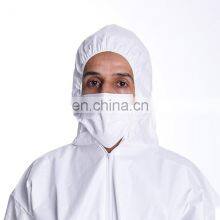 Disposable Waterproof Industrial Microporous Breathable Non Woven Coverall thumbnail-5