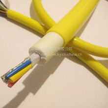 Anti-seawater zero buoyancy optical cable 2*1.5+2 core single-mode optical fiber power signal integrated line underwater buoyancy cable