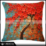 Wholesale Hot Sell High Quality Flax Pillow Cushion Cover
