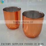 2016 Latest Round Bottom Copper Candle Jar With Metal Lids Wholesale Quality Choice thumbnail-3