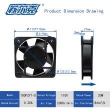 110*110*25mm Square Fan Motor 11025 Industrial AC 110V 230V 400V Axial Exhaust Cooling Fan110V 230V 400V thumbnail-3