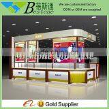 Modern Wooden Glass Kiosk Showcase Watch Showroom Design for Retail Shop Furniture