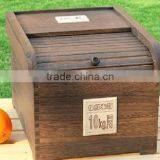 Homemade 10kg Wooden Box for Rice