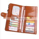 RFID Blocking Cowhide Leather Beautiful Women Wallet/Lady Purse thumbnail-5