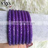 High Quality European Standard Leather Cord 100% Genuine Stingray Leather thumbnail-1