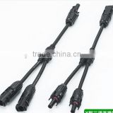 IP67 mc4 solar panel and PV cable connecto,MC4 Y branch solar pv connector