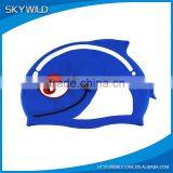China Wholesale Silicone Swim Cap For Kid, Customize Printing Silicone Swimming Cap thumbnail-1