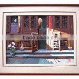 Specially Design Framed Paper Caving Painting thumbnail-1