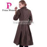 2016 Spring Latest Design Light Fashion Long Women Trench Coat thumbnail-6