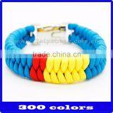 Wholesale Webbing Cross Paracord Bracelet for Sport thumbnail-5
