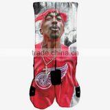 PAC Basketball Sublimation Socks, Cheap Basketball Socks, Photo Print Socks