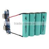 18650 Lithium Ion Battery Pack With PCB 14.8V 2200mAh for Smart Robot, Digital Product Etc thumbnail-5