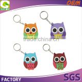 2D Or 3D Cute Animal Promotion Customized Logo Rubber Keyring
