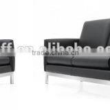 2 Seat Leather Sofa Steel Fram Sofa thumbnail-2