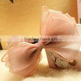 Elegant Fabric Hair Bow Plastic Banana Clip Styles Australia Hair Clip thumbnail-2