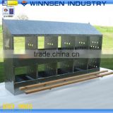 Hot Sale Galvanized Steel Poultry farm Chicken House 10 Hole Egg Laying Nest YS53056