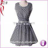 Sexy Lady Woolen Party Dress for Summer thumbnail-5