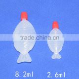 8.2ml, 2.6ml Mini Plastic soy fish sauce bottle