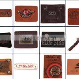 Wholesalers Custom pu Leather Label