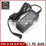 19V 2.1A 40w 2.5*0.7mm AC Power Adapter Charger For Asus Eee PC X101H X101CH X101H R011PX R051PX CE FCC Approved thumbnail-1
