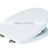 Soft Close and Quick Release WC Toilet Seat Cover With Metal Hinge thumbnail-1