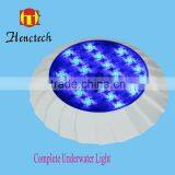 12V/40W Wall Mounted Resined IP68 LED Underwater Swimming Pool Light HT003C-P for Concrete Pools, Liner and Fiberglass Pools thumbnail-4