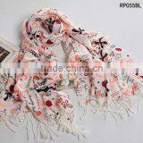 Floral Printed Pashmina Scarf 17 thumbnail-1