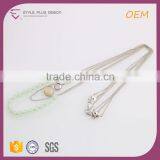 N74312K01 STYLE PLUS Long Elegant Layered Necklace Pendant Chain Necklace Jewelry Imitation Coral Beads Necklace Jewelry Set thumbnail-3