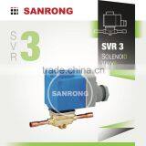 SVR3 EVR3 220v AC 45bar Brass Direct Acting Solenoid Valve for Refrigeration Air Conditioner