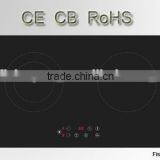 New Brand 2015 Newest Product 2 Zone Vietnam Style Cover Induction Cooker and Ceramic Infrared Heater Stove Kitchen Applia