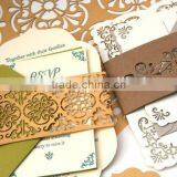 Laser cut wedding invitations with letterpress Greeting cards