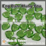 Decorative Heart Shape Sew on Acrylic Rhinestones With Foil Back thumbnail-1