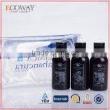 Black Hotel Bath Shower Gel Bottle With Flip Flop Cap Hotel Body Lotion Kit thumbnail-1